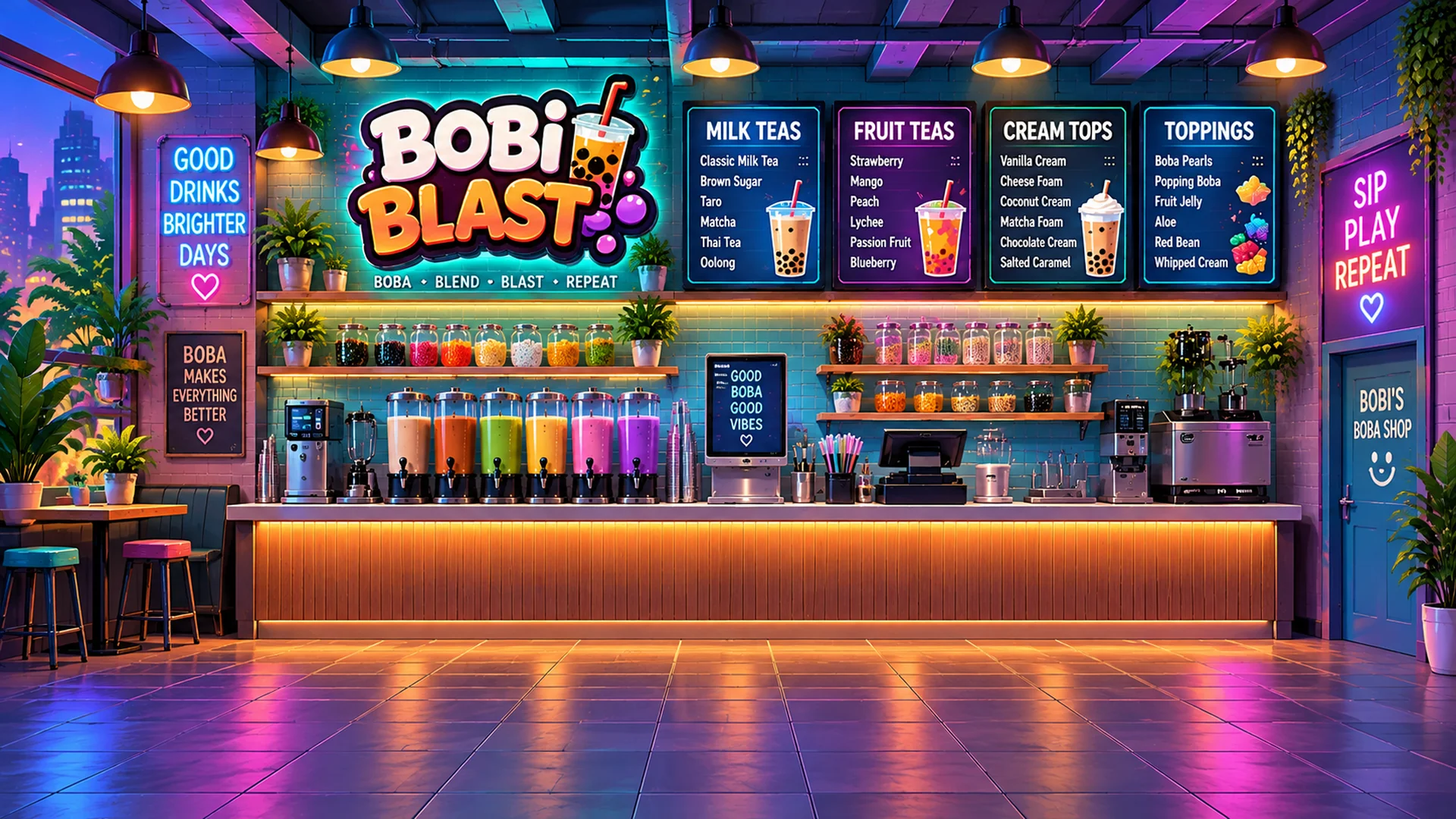 Boba Shop arena
